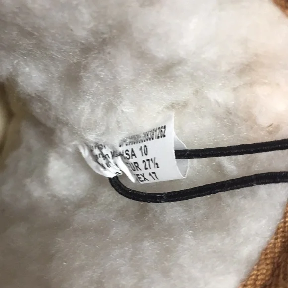 🆕 girls tan faux fur boots  size 10 - Picture 8 of 10